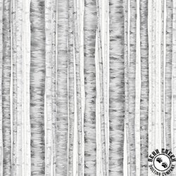 Hoffman Fabrics Berries and Birch Fog/Silver