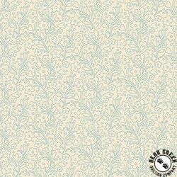 Andover Fabrics Cozy House Dainty Flowers Chambray