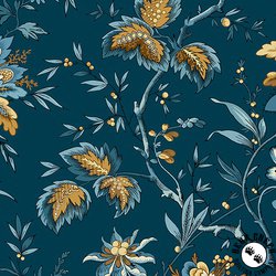 Andover Fabrics Beach House Ariel Midnight