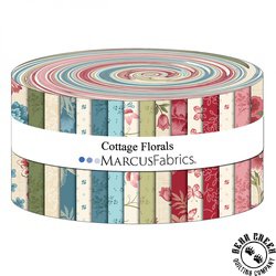 Cottage Florals Strip Roll by Marcus Fabrics