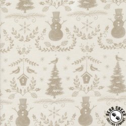 Moda Winter Friends Winter Damask Snowy White Moda Winter Friends Winter Damask Snowy White