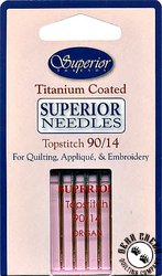 Superior Titanium-Coated Topstitch Needles #90/14