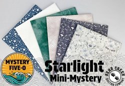 Mystery Five-0 M50 Starlight Fat Quarter Bundle - THE WATER GARDEN