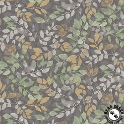 P&B Textiles Golden Hour Allover Vines Dark Taupe P&B Textiles Golden Hour Allover Vines Dark Taupe