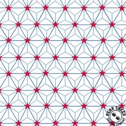 Andover Fabrics Tradition Star Grid Red Andover Fabrics Tradition Star Grid Red