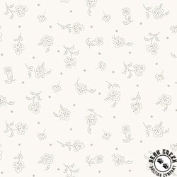 Maywood Studio Daybreak Tossed Flower White Maywood Studio Daybreak Tossed Flower White