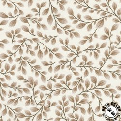 Robert Kaufman Fabrics Feathers and Flora Vines Sand