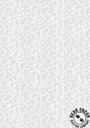 Lewis and Irene Fabrics Forever Blooms Interlaced Blossoms Bright Grey Lewis and Irene Fabrics Forever Blooms Interlaced Blossoms Bright Grey