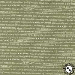 Moda Wild Honey Buzz Words Fern
