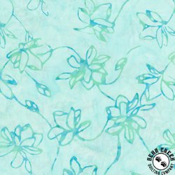Anthology Fabrics Breeze Batik Lotus Mint