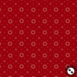 Henry Glass Love Struck Marmalade Red