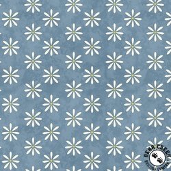 Henry Glass Pocketful of Posies Set Daisies Light Blue