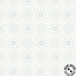 P&B Textiles Koi Pond Set Flower Geo Ecru/Blue P&B Textiles Koi Pond Set Flower Geo Ecru/Blue