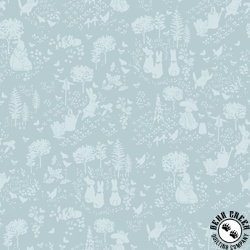 Riley Blake Designs Peter Rabbit and Benjamin Bunny Tonal Garden Blue Riley Blake Designs Peter Rabbit and Benjamin Bunny Tonal Garden Blue