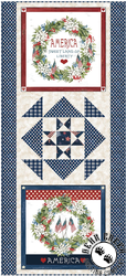 Farmhouse Americana God Bless America Banner Free Quilt Pattern