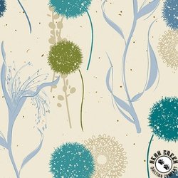Benartex Wishflower Wishing Field Blue/Multi Benartex Wishflower Wishing Field Blue/Multi