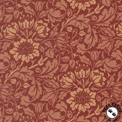 Moda Morris Muse Flowering Scroll Russet