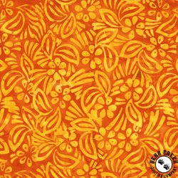 Anthology Fabrics Quilt Essentials 7 Splendor Batiks Hibiscus Orange