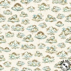 QT Fabrics Bohemian Sunrise Clouds Cream QT Fabrics Bohemian Sunrise Clouds Cream