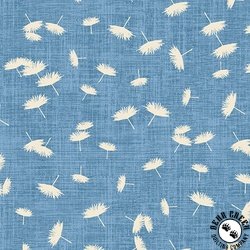 Benartex Wishflower Windy Day Blue Benartex Wishflower Windy Day Blue