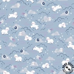 Riley Blake Designs Twinkle Little Star Main Blue Riley Blake Designs Twinkle Little Star Main Blue