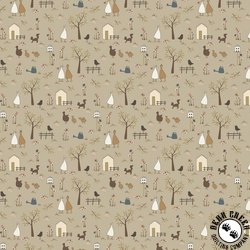 Windham Fabrics Petite Jeanne Prairie Walk Taupe