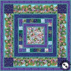 Down the Fairy Path Fairy Garden Free Quilt Pattern