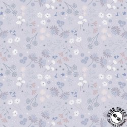 Lewis and Irene Fabrics Evenfall Night Garden Pale Misty Lilac Lewis and Irene Fabrics Evenfall Night Garden Pale Misty Lilac