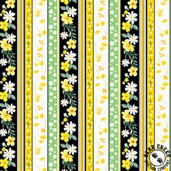 Benartex Delightful Daisies Stripe Multi