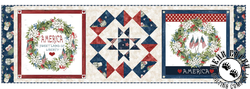 Farmhouse Americana Runner Free Quilt Pattern