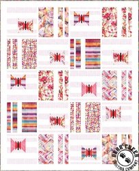 Fluttering By - Fluttering Wishes Pink Free Quilt Pattern Fluttering By - Fluttering Wishes Pink Free Quilt Pattern
