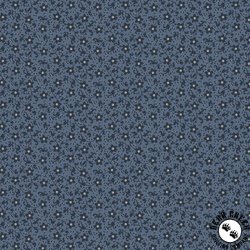 Marcus Fabrics Grace Elizabeth Flower Scroll Blue Marcus Fabrics Grace Elizabeth Flower Scroll Blue