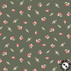 Maywood Studio Regal Rose Mini Buds Dark Green