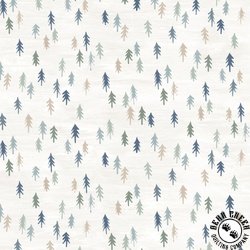 P&B Textiles Lakeside Days Allover Trees Cream P&B Textiles Lakeside Days Allover Trees Cream
