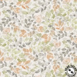 P&B Textiles Golden Hour Allover Vines Ecru Multi P&B Textiles Golden Hour Allover Vines Ecru Multi