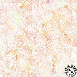 Anthology Fabrics Chai Batik Tulips Milk