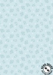 Lewis and Irene Fabrics Honey Sweet Tiny Floral Bee Blue Lewis and Irene Fabrics Honey Sweet Tiny Floral Bee Blue