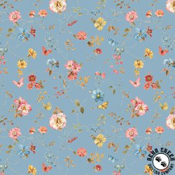 Riley Blake Designs Countryside Floral Blue