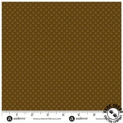 Andover Fabrics Rivermoore Dottie Chocolate