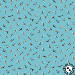 Michael Miller Fabrics Welcome to Our Lake Birds Above Our Lake Sky Michael Miller Fabrics Welcome to Our Lake Birds Above Our Lake Sky