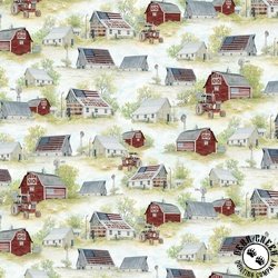 P&B Textiles Farmhouse Americana Farmhouse Scenic Multi P&B Textiles Farmhouse Americana Farmhouse Scenic Multi