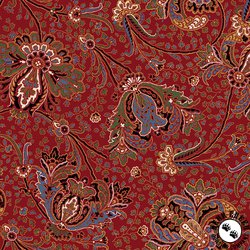 Windham Fabrics Circa: Turkey Red Paisley Red Windham Fabrics Circa: Turkey Red Paisley Red
