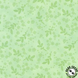 Robert Kaufman Fabrics Georgina Leaves Honeydew