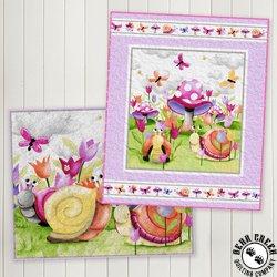 Sloane the Snail Chenille Play Mat and Wall Hanging Free Quilt Pattern