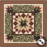 Living Lodge - Woodland Star Free Quilt Pattern by Benartex
