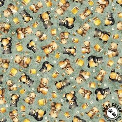 QT Fabrics Buzz, Buzz, Buzz Bears and Honey Sage QT Fabrics Buzz, Buzz, Buzz Bears and Honey Sage