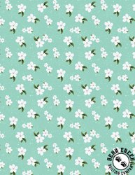 Wilmington Prints Sunlit Serenade Small Floral Teal Wilmington Prints Sunlit Serenade Small Floral Teal