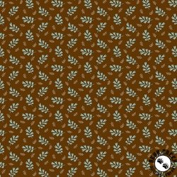 Andover Fabrics Autumn Woods Heartleaf Brown Andover Fabrics Autumn Woods Heartleaf Brown
