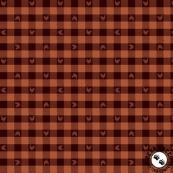 Clothworks Backyard BBQ Chicken Plaid Brick Clothworks Backyard BBQ Chicken Plaid Brick