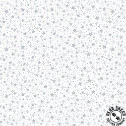 Henry Glass Quilters Flour VI Star White on White Henry Glass Quilters Flour VI Star White on White
